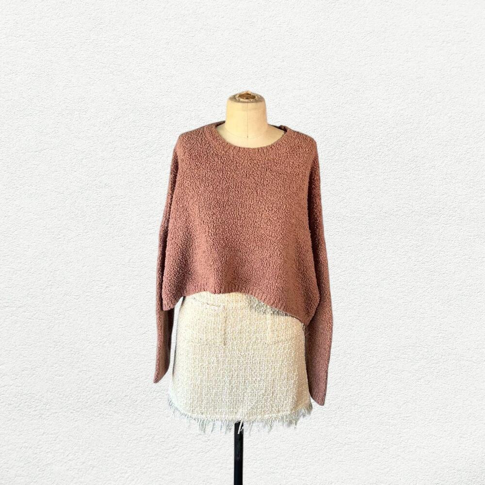 Sincerely Jules Crewneck Sweater in Brown